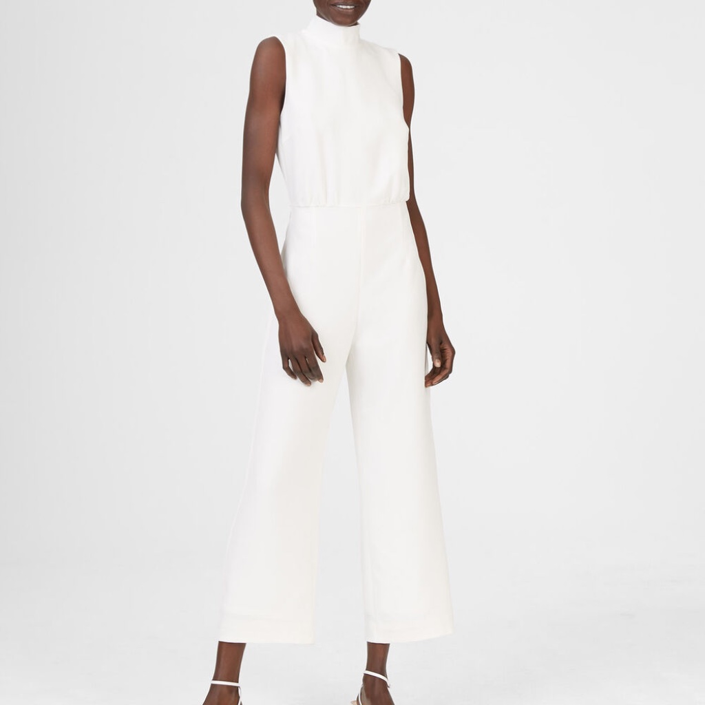 Symone Jumpsuit  New With Tags  Never Worn  White